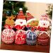 KOMBIUDA 1pc Christmas Candy Portable Storage Ornament Hanging Bag Little Knitted Bear Adorable Kids Bags - Buy Online on GoSupps.com