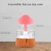 Rain Cloud Humidifier with Colorful Lights and Water Drop Sound - Wood Aroma Diffuser for Home Desk Bedside - Buy Online on GoSupps.com