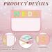 Kigeli Chenille Letter Bag Clear Zipper Pouch - Multi Purpose Medicine & Makeup Pouch 11.8 x 8.7 Inch - Buy Online on GoSupps.com