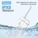 YUNERFEEL Cordless Water Flosser with Telescopic Tank | Rechargeable & Portable Oral Irrigator - IPX8 Waterproof, 3 Modes for Teeth, Braces & Bridges - White - Buy Online on GoSupps.com