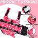 Buy EMUST Shark Dog Life Jacket - Pink Camouflage Vest for Medium Dogs | Safe & Stylish Floating Gear - Buy Online on GoSupps.com