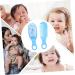 GLEAVI 1 Set Bath & Cosmetology Kit for Newborns - Baby Hair Brush & Comb Set in Blue for Boys and Girls - Buy Online on GoSupps.com