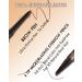Buy Waterproof Microblading Eyebrow Pencil - 2-in-1 Dual-Ended Dark Brown Eye Brow Pen for Natural Looking Makeup - Long Lasting & Ultra Precise - Buy Online on GoSupps.com