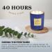 Deep Blue Color Therapy Scented Candles for Men - Lavender Aromatherapy Gift | Stress Relief & Housewarming Solutions - Buy Online on GoSupps.com