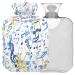 Naanle musical grade hot water bottle with reference transparent bag hot water bottle 2l large hot hot water bottle for bed handfoots Warmer pain relief heat and cold therapy