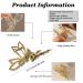 Gold Rhinestone Crab Hair Clip for Women - Elegant Hair Accessory for Thin/Thick Hair - 1Pcs - Buy Online on GoSupps.com