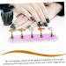 minkissy 1 Set Fake Nails Display Stand Press on Nails Practice Holder Nail Tools Nail Holder Press on Artificial Nails Holder Fairy Exercise Rack Bracket Base False Nails Acrylic 12.8x3.9x3cm As Shown - Buy Online on GoSupps.com