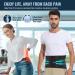 Fit Geno Back Brace Support for Lower Back Pain | Adjustable Lumbar Support for Men & Women | Breathable Design for Herniated Discs & Heavy Lifting | Size L (Waist 37-53 - Buy Online on GoSupps.com