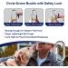 Watfoon Long Dog Leash - Steel Cable Runner (10.7m - 22.9m) | Durable & Versatile Outdoor Leash for Courtyard & Camping - 65ft Blue - Buy Online on GoSupps.com