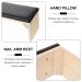 Beaupretty PU Leather Nail Arm Rest Cushion for Salon Technicians - Black - Buy Online on GoSupps.com