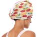 Watercolor Cherry Dry Hair Cap - Quick Drying Towel Set with Button Headband | Super Absorbent & Soft - Buy Online on GoSupps.com