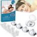 Anti Snoring Devices, Snore Stopper, 4 Silicone Magnetic Snoring Solution with 4 Nasal Dilators,Silicone Anti Snoring Devices Clipple, Comfortable & Professional,Stop Snoring for Men and Women White3