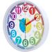 Lafocuse Colorful Silent Wall Clock for Kids - 3D Digit Learning Timepiece for Boys & Girls - Perfect for Children's Room & Kindergarten - 30cm - Buy Online on GoSupps.com