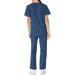 Cherokee Men and Women Scrub Set Modern Fit V-neck Top with Drawstring Pants - Navy, Medium - Buy Online on GoSupps.com