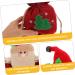 Healvian 1 Pc Christmas Candy Bag Kids Goodie Bags Christmas Cookie Bags Candy Wrapping Bags Storage Bags 1 count (Pack of 1) Red - Buy Online on GoSupps.com