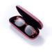 FEFI Hardcase Glasses Case - Soft Touch Satin Red | International Shipping Available - Buy Online on GoSupps.com
