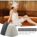 Premium Sauna Hat Set - Felt Sauna Caps for Men & Women | Gray & White Sauna Accessories - Buy Online on GoSupps.com