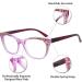 OCCI CHIARI 3.0 Clear Reading Glasses for Women - Stylish Purple Readers | International Shipping Available - Buy Online on GoSupps.com