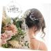 MERRYHAPY Bridal Hair Comb Clip Wedding Bridal Hair Comb Wedding Hair Accessories Wedding Bride Hair Comb Rhinestone Hair Accessories Rhinestone Hair Comb Flower Hair Comb Zinc Alloy - Buy Online on GoSupps.com