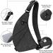 Anti-Theft Waterproof Crossbody Sling Bag | Men, Women, Boys | Black - Buy Online on GoSupps.com
