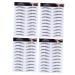 Ipetboom 4pcs Eyebrow Stickers Tool Stickers Eyebrow Makeup Eyebrow Transfer Stickers Bionic 3d Applique 21x15cm Brown