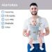 Baby Carrier Sling by IULONEE - Breathable Infant Wrap for Newborns to Toddlers (Grey) | 3-36 Months - Buy Online on GoSupps.com