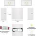 Buy TVFly 7W LED Wall Lights - Modern Up & Down Aluminum Light Fixtures (2 Pack) - 3000K Warm White for Living Room Bedroom Bathroom & Stairs - Buy Online on GoSupps.com