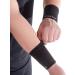 Compression Wrist Sleeves | Relieve Carpal Tunnel & Arthritis | Lightweight Medium Size (1 Pair) - Midnight Black - Buy Online on GoSupps.com
