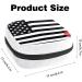 GIAPB Sanitary Napkin Storage Bag | Period Tampon Makeup Pad Pouch | Black USA Flag Color - Buy Online on GoSupps.com