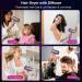 1800W Professional Salon Hair Dryer | Fast Drying Anion Technology with Diffuser & Nozzles | Portable & Foldable for Home Use - Buy Online on GoSupps.com