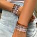 Boho Hair Ties for Women - 20 Pcs, 5 Styles, Cute Bracelet Hair Tie for Thick Hair/Ponytails, 10 Colors - No Damage Elastics - Buy Online on GoSupps.com