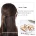 Brinie Gold Hair Claw Clips - Mini Non-Slip Hair Accessories for Women and Girls (2 PCS) - Buy Online on GoSupps.com