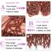 ZRQ 24 Inch Ginger Soft Locs Crochet Hair - 6 Packs Pre-looped Goddess Locs Curly Wavy 350 Crochet Locs. Synthetic Copper Red Afro Roots Dreadlocks Hair Extensions - Buy Online on GoSupps.com