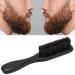Beard Care Brush | Wooden Handle Beard Brush for Men | Black Bristles Hair Comb - Buy Online on GoSupps.com