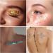 Teenitor Body Glitter Gel - 12 Colors Face & Hair Glitter for Festivals Halloween Makeup | Perfect for All Skin Types - Buy Online on GoSupps.com