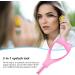 Eyelash Tools Mascara Applicator 3-In-1eyelashes Tools Makeup Eyelash Brush Tool Upper Lower Eyelash Protective Covers Lash Mascara Shield Guard Comb Professional Beauty Tools for Girls Women Pink - Buy Online on GoSupps.com