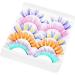FOMIYES 15 Pairs Colored False Eyelashes Russian Curl Lashes Makeup Eye Lashes Fluffy False Eyelashes Fake Lashes False Lashes Wispy False Eyelashes Fluffy Extend Make up Imitation - Buy Online on GoSupps.com