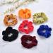 50 Colorful Scrunchy Hair Ties - Elastic Rubber Bands for Girls & Women | Ponytail Hair Jewelry - International Shipping Available - Buy Online on GoSupps.com