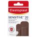 Elastoplast Sensitive Hypoallergenic Plasters Dark (20 Pieces) Plasters for Painless Removal Soft and Breathable Fabric Plasters Dark Skin Tone Sensitive Plasters