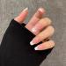 48Pc French False Nails with Glue: Short Medium Nude Pink Full Cover Fake Nail Tips - Manicure Tools Included for Women and Girls - Buy Online on GoSupps.com