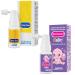 1 Unit Naveh Pharma CleanEars Earwax Removal Spray 0.5 Fl Oz + 1 Unit of NAVEH PHARMA Otic Guard Baby Ear Infection Spray 1 Fl Oz