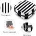 GIAPB Period Bag - Sanitary Napkin Storage & Travel Makeup Bag | Black White Stripe Pattern - Color1879 - Buy Online on GoSupps.com