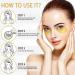 Under Eye Patches Under Eye Treatment Masks Gold Eye Mask Patches for Puffy Eyes Gold Eye Patches Gold Eye Masks for Puffy Eyes Under Eye Masks Nourish& Firm Eye Masks Collagen-Eye Patches Dark Circle - Buy Online on GoSupps.com
