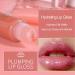 Glossy Plumping Lip Gloss | Clear Glitter | Hydrating Lip Glow Oil - Long Wear, Non Sticky & Sparkly - Shiny Jelly Lip Gloss for Women - Buy Online on GoSupps.com