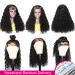 Water Wave Headband Wig for Black Women - Brazilian Virgin Human Hair, Glueless Machine Made 150% Density - 10 Inch - Buy Online on GoSupps.com