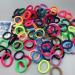 100 PCS Seamless Cotton Hair Ties - Soft, Thick Elastic Bands in 20 Colors for Women - Buy Online on GoSupps.com