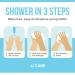 JJ CARE Rinse Free Foam Cleanser 8.45 fl. oz. Pack of 3 - Deodorizing Waterless Body Wash for Elderly & Disabled - 3-in-1 Moisturizing Shampoo - Travel & Camping Foam Wash - Buy Online on GoSupps.com