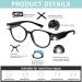 3 Pack Lighted Reading Glasses - LED Magnifying Readers with Blue Light Blocking for Men & Women - Perfect Nighttime Eyewear - Buy Online on GoSupps.com