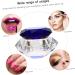 minkissy Nail Art Crystal Cup Glass Jars Cosmetics Crystal Glass Jar Nail Art Glass Jar Lipstick Glass Jar Cream Glass Jar Nail Polish Glass Cup Nail Art Glass Container Hand Model Manicure 6.5x8cm Blue - Buy Online on GoSupps.com