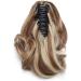 S-noilite Clip in Ponytail Extension Curly Hairpiece - Light Brown & Ash Blonde 12 Inch - 110g - Buy Online on GoSupps.com